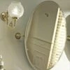 Sbordoni Flora Tilting Oval Bevelled Mirror | Old Fashioned Bathrooms