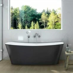Victoria + Albert Trivento Bateau Bath | Old Fashioned Bathrooms -Oldfashionedbathrooms Store victoria albert black freestanding painted bath