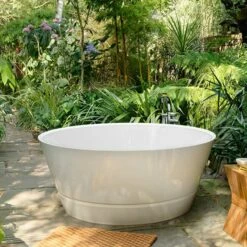 Victoria + Albert Taizu Bath - Circular 1500mm | Old Fashioned Bathrooms -Oldfashionedbathrooms Store victoria albert taizu round freestanding bath